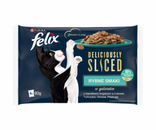 FELIX Deliciously Sliced Fish - mokré krmivo pro kočky - ...