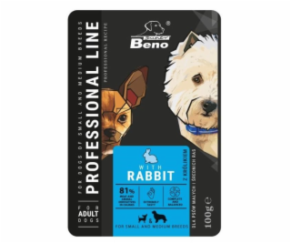 SUPER BENO Adult Small a medium Rabbit - Mokré krmivo pro...