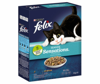 PURINA Felix Seaside Sensations Salmon - dry cat food - 1kg