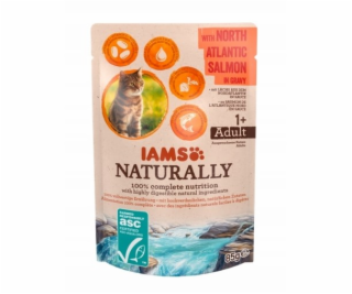 IAMS Naturally Adult s lososem ze severního Atlantiku v o...