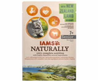 IAMS Naturally Senior s novozélandským jehněčím v omáčce ...