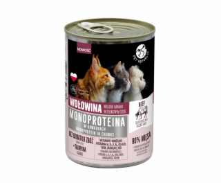 PET REPUBLIC Monoprotein Hovězí maso v omáčce - mokré krm...