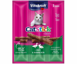 VITAKRAFT CatStick Classic Duck and rabbit - cat treats -...