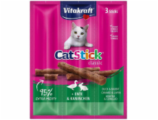 VITAKRAFT CatStick Classic Duck and rabbit - cat treats - 18g