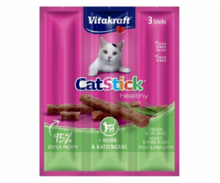 VITAKRAFT CatStick Mini Chicken with grass - cat treats -...