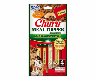 INABA Churu Meal Topper Chicken with beef - dog treat - 4...