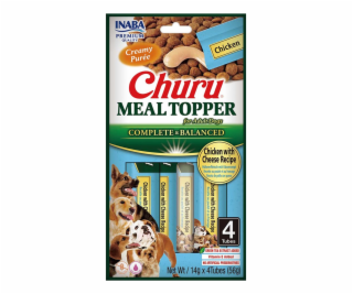 INABA Churu Meal Topper Chicken with cheese - dog treat -...