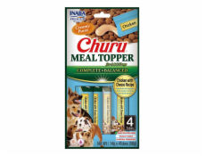 INABA Churu Meal Topper Chicken with cheese - dog treat - 4 x 14g