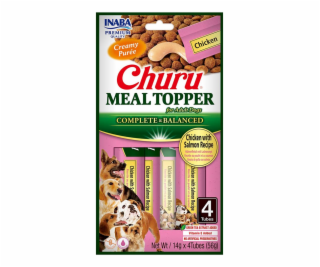 INABA Churu Meal Topper Chicken with salmon - dog treat -...