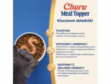 INABA Churu Meal Topper Tuna with scallop - cat treats - 4 x 14g