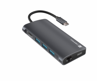 Natec multiport adaptér FOWLER 2 3X USB 3.0 HUB, HDMI 4K,...