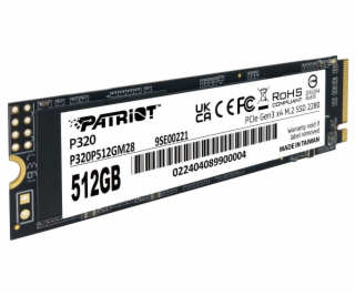 PATRIOT P320 512GB SSD / Interní / M.2 PCIe Gen3 x4 NVMe ...