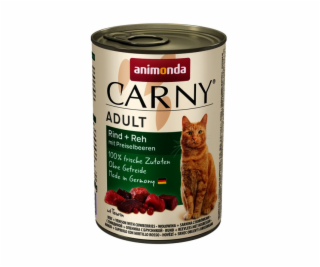 ANIMONDA PETFOOD CAT 400g KARMONOVÉ HOVÄDZIE, SRNCE A ČUČ...