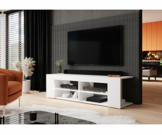 Cama TV cabinet RTV TEXAS 50/134/40 white/white gloss