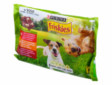 PURINA Friskies Adult - Maso - vlhké krmivo pro psy - 4 x 100 g