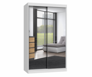 Topeshop IGA 120 BIEL A KPL bedroom wardrobe/closet 7 she...