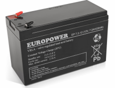 Baterie AGM řady EUROPOWER EP 12V 7,2Ah (životnost 6-9 let)