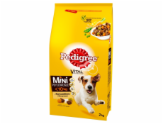 PEDIGREE Adult Mini Chicken se zeleninou - suché krmivo pro psy - 2kg