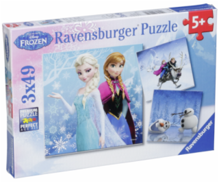 Ravensburger Zimne dobrodruzstvo 3 X 49 dielne puzzle