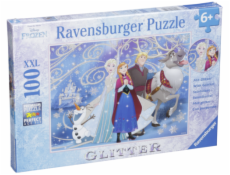 Ravensburger ladove kralovstvo trblietavy sbeh 100 dielov XXL