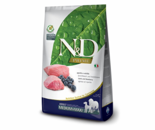 FARMINA N&D PRIME DOG LAMB AND BLUEBERRY ADULT MEDIUM & M...