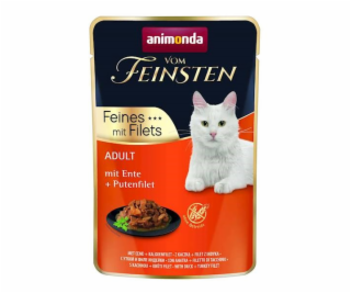 ANIMONDA vom Feinsten Duck  turkey fillet - wet cat food ...