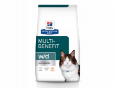 HILL S PRESCRIPIPTION DIET Multi-Benefit Feline w/d Suché krmivo pro kočky Kuře 3 kg