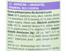 ANIMONDA GranCarno Superfoods příchuť: jehněčí amarant brusinka lososový olej - 800g plechovka