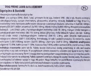 N&D PRIME DOG Adult Lamb & Blueberry 285g konzerva pro psy