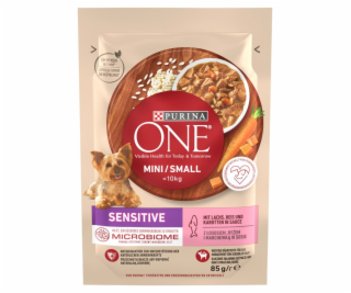 PURINA One Mini/Small Sensitive Losos s rýží - Mokré krmi...