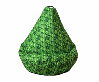 Sako bag pouffe Potisk hrušek Minecraft XL 130 x 90 cm