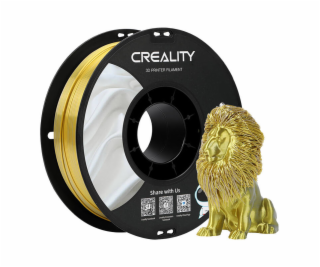 Creality CR-Silk PLA filament zlato/striebro, 3D kazeta