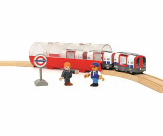 BRIO World Londoner U-Bahn mit Licht und Sound, Spielfahr...