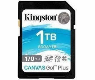 PAMĚŤ SDXC 1TB UHS-I/SDG3/1TB KINGSTON