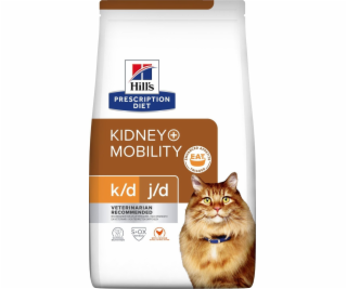 HILL S PD K/D Kidney + Mobility Chicken - dry cat food - 3kg