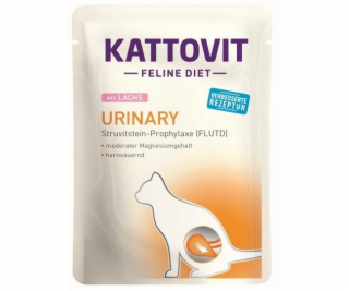 KATTOVIT Feline Diet Urinary Salmon - vlhké krmivo pro ko...