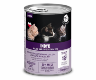 PET REPUBLIC Junior Turkey - mokré krmivo pro kočky - 400g