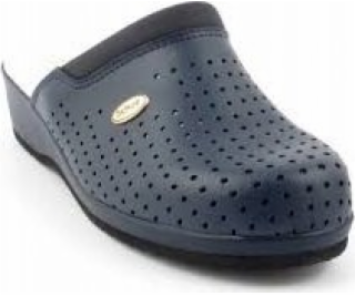 Scholl Clog Backguard - unisex clogs navy blue  size 45