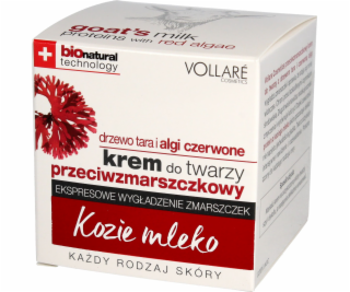 Vollare Kozí mléko Krém na obličej Krém proti vráskám 50 ml