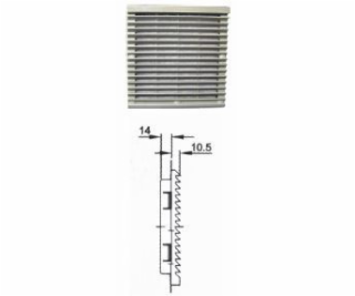 Ergom filtr pro ventilátor FWR 55 (R37RC-01010100201)