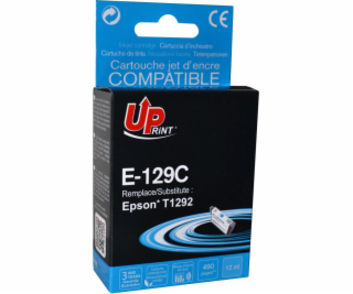 UPrint Ink E-129C / C13T12924010, T1292 (azurová)