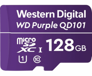 Karta WD Purple MicroSDXC 128 GB Class 10 UHS-I/U1 (WDD12...