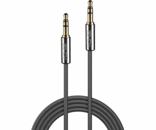 Lindy Jack 3,5mm kabel - Jack 3,5mm 1m stříbrný (35321)