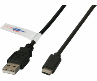 EFB USB kabel USB-A – USB-C 1 m černý (K5258SW.1)