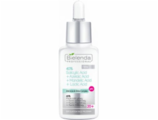 Bielenda Professional 40% kyselina salicylová + kyselina azelaová + kyselina mandlová + kyselina mléčná (W) obličejový peeling 30 g