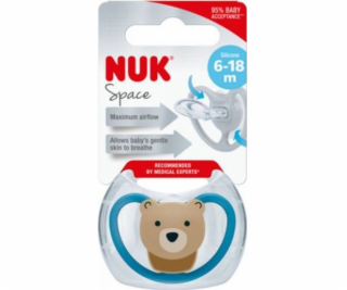 NUK Dudlík SIL.6-18 SPACE 1 PC