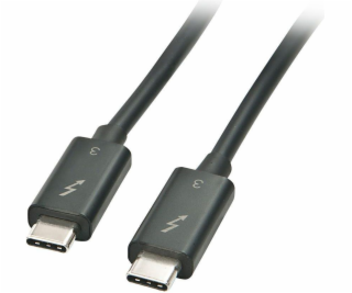 Lindy USB kabel USB-C – USB-C 0,5 m černý (41555)