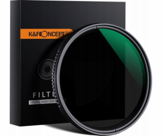 K&F filtr ND filtr 58mm NASTAVITELNÝ šedý FADER ND8-ND200...