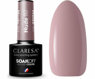 Claresa Claresa Soak Off UV/LED Nude hybridní lak 117 5g