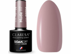 Claresa Claresa Soak Off UV/LED Nude hybridní lak 117 5g